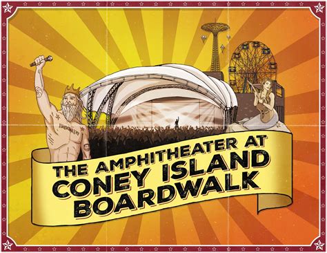 Coney Island Amphitheater Branding — Jarrett S.T. Colán Designs