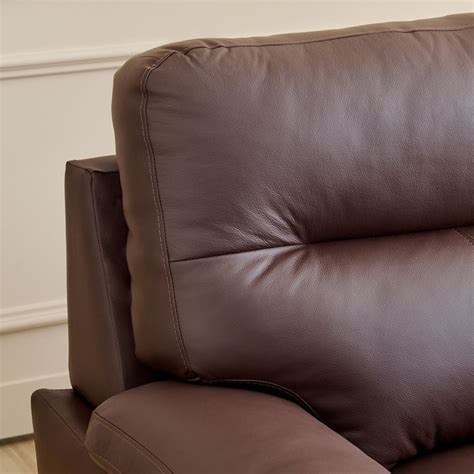 Buy Winchester NXT Half Leather 2-Seater Sofa - Brown from Home Centre ...