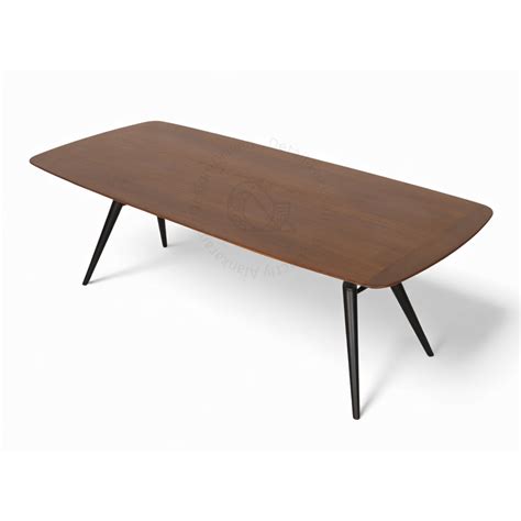 Fusi - Eight Seater Teak Dining Table, Plain Top | Alankaram