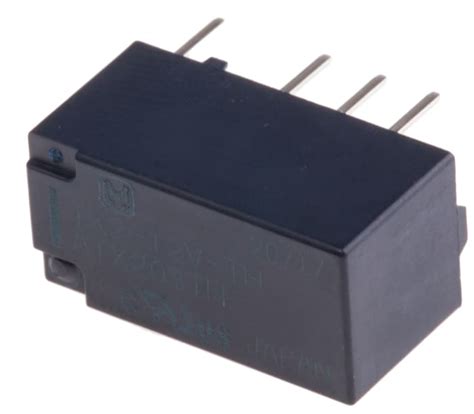 TX2-12V-TH Panasonic | Panasonic PCB Mount Signal Relay, 12V dc Coil ...