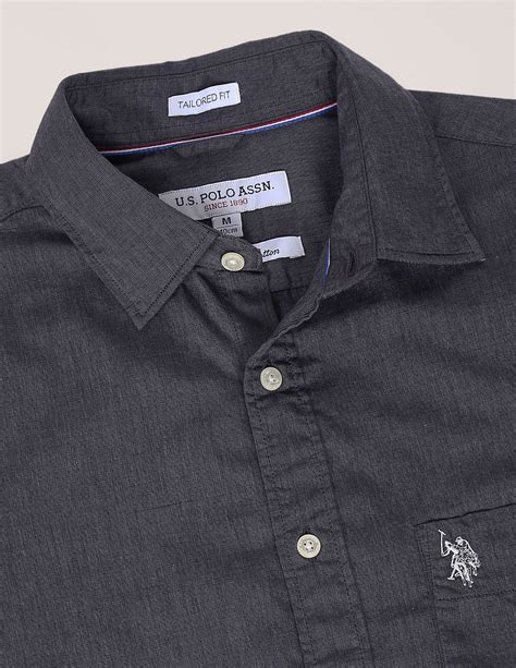 Textured Cotton Shirt – U.S. Polo Assn. India