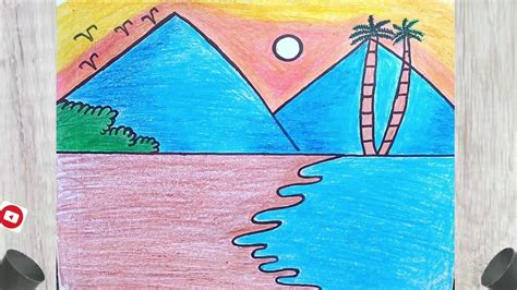 Scenery Drawing Painting - sketch of scenery