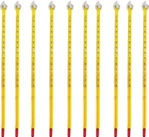 BOMBEY SCIENTIFIC Glass Thermometer -10 to 110 Degree Celcius (Pack Of ...