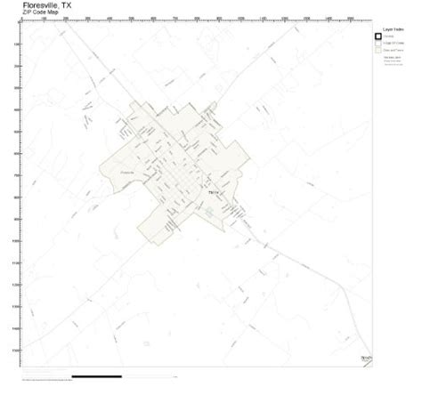 Buy ZIP Code Wall of Floresville, TX ZIP Code Not Laminated Online at ...