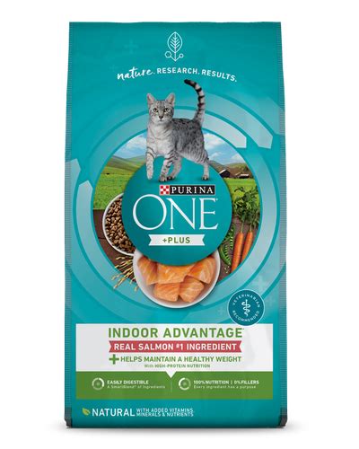 Purina ONE +Plus Indoor Advantage Salmon Dry Cat Food | Purina US