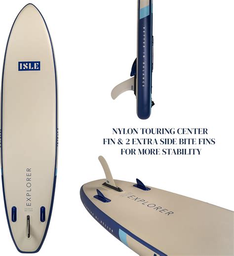 Buy ISLE Explorer Inflatable Stand Up Paddle Board & iSUP Bundle ...