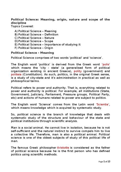 Image result for Objective Pol Science