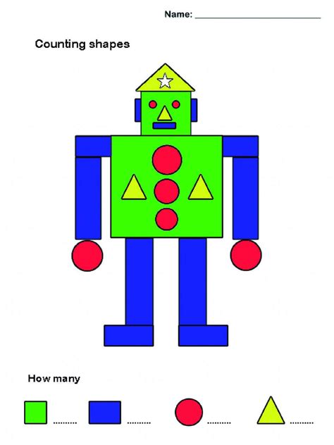 Count Shapes Worksheet 的图像结果