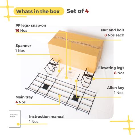 Black Sorbus Plant stand (pack of 4) – Meshable