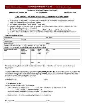 Concurrent Prerequisites Form 的图像结果