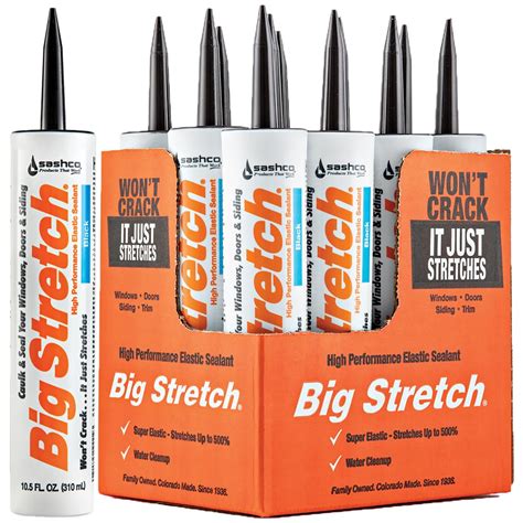 Sashco 10004 Big Stretch Caulk Black 10.5-ounce : Amazon.in: Industrial ...