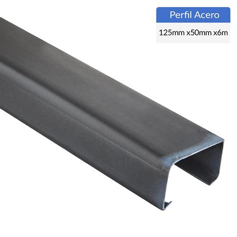 Perfil Costanera Acero 125x50x15x2 mm 6 m | Sodimac - Falabella