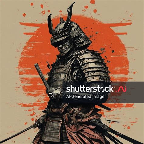 「Samurai Japanese Warrior」のAI生成画像、2455977451 | Shutterstock