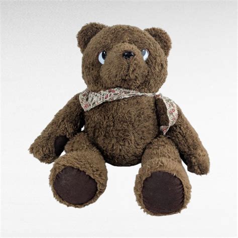 Vintage Gladly the Cross-eyed Bear Plush, 17" Tall, Soft Brown Teddy ...