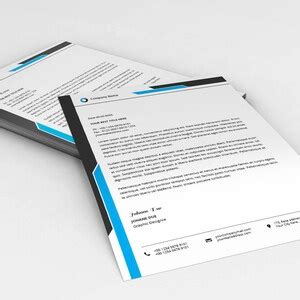Buy Corporate Letterhead Template | Modern Business Design (instant ...