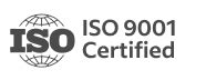 ISO 9001 certified badge