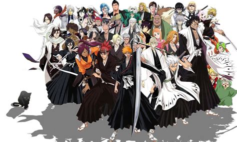 Download Bleach Anime All Characters Hd Wallpaper | Wallpapers.com