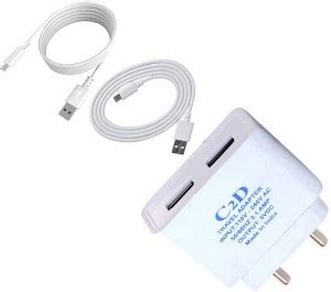 C2D 1 A Multiport Mobile Charger with Detachable Cable - C2D : Flipkart.com