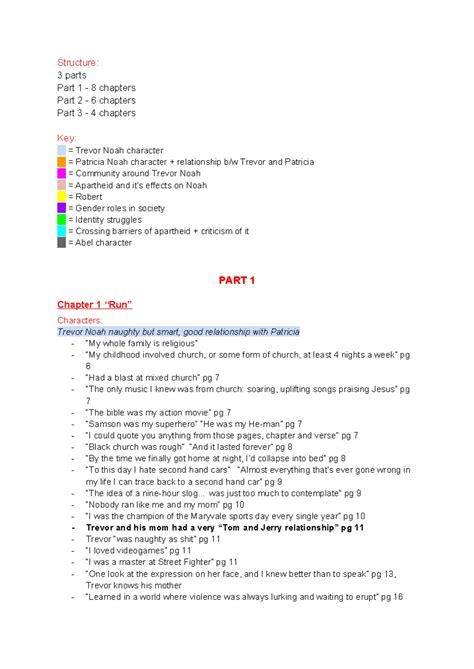 Chapters 7 & 8 Study Guide for Born A Crime: Key Insights and Analysis - Studocu