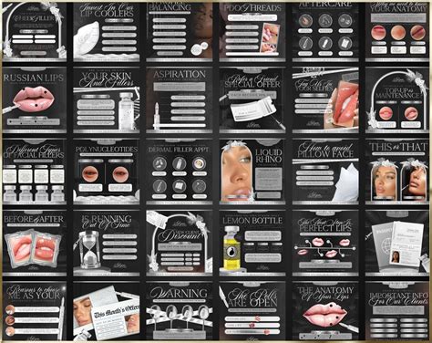 30 Aesthetics Practitioner Social Media Canva Templates | Luxury ...