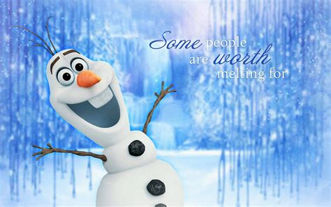 Download Frozen's Olaf Quote Wallpaper | Wallpapers.com