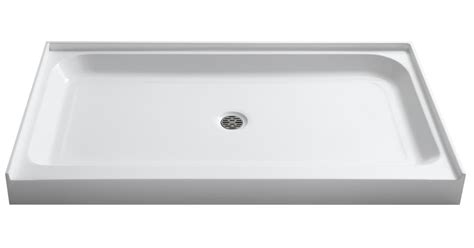 Anzzi SB-AZ04CD Tier 36" x 60" Single Threshold Shower Base with Center ...