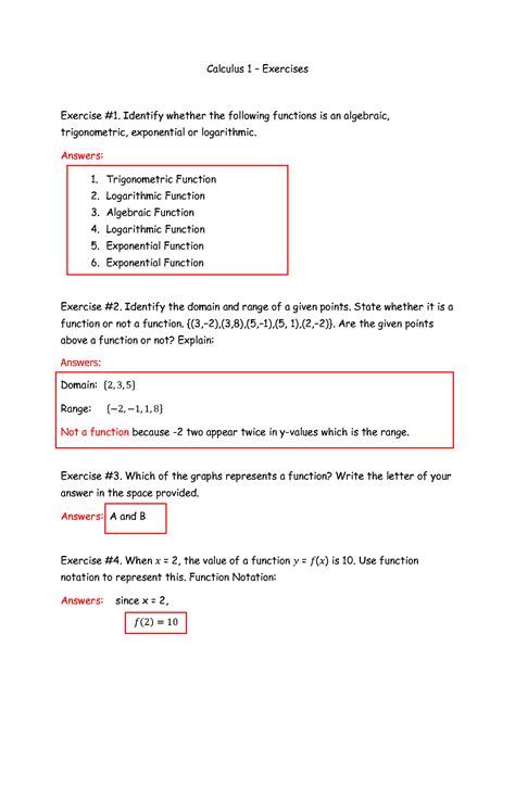 Image result for Calculus Exercises 5.1