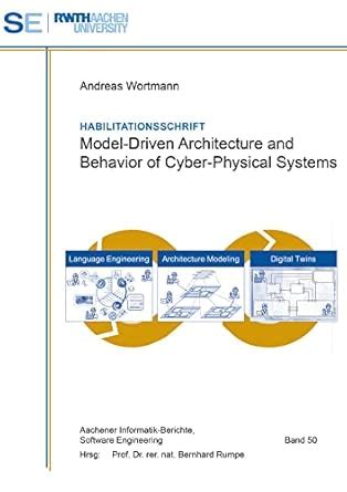 Model-Driven Architecture and Behavior of Cyber-Physical Systems: 50 ...