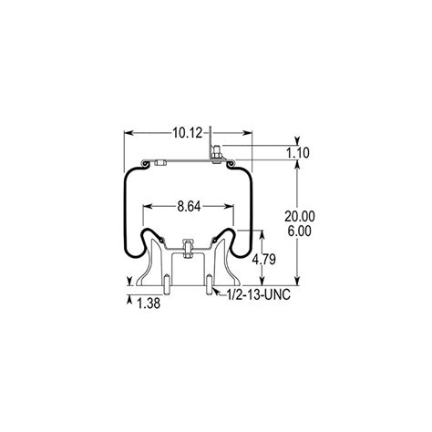 Buy 2 pack of TORQUE Air Spring Bag for Volvo Trucks (Replaces ...