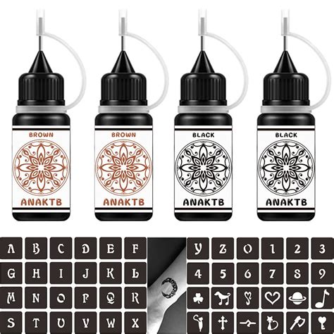 ANAKTB Temporary Tattoo Kit for Women Men Kids, 4 India | Ubuy
