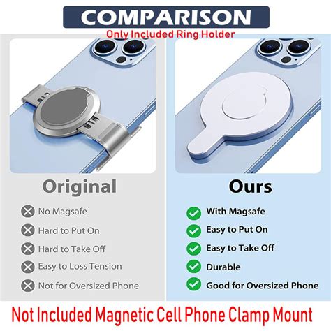 ZORBES® DJI Magnetic Ring Clamp Holder, Magnetic Cell Phone Clamp Mount ...