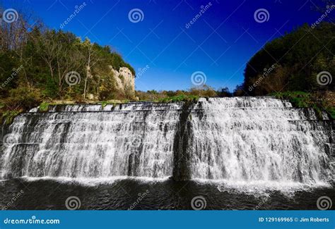 Thunder Bay Falls stock image. Image of located, october - 129169965