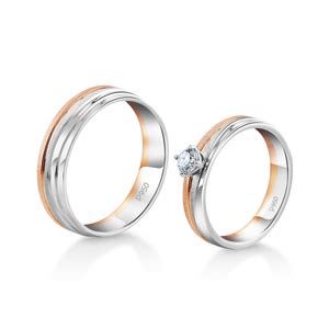 Shop Platinum Love Bands at Best Price | Platinum Couple Bands at ...