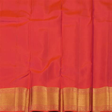 Hayagrivas Handloom Karum Pachai Kanjivaram Silk Saree with Rust Orang ...