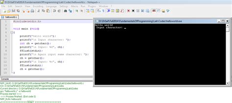 Image result for How to Run C Code in Notepad