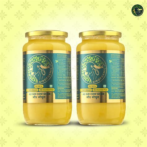 A2 Gir Cow Ghee 1ltr Combo Pack