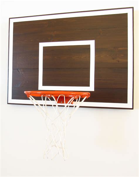 Wood Basketball Goal | Basketball decorations, Indoor basketball hoop ...