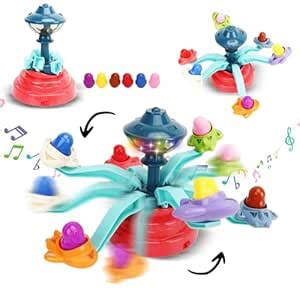 Buy Wembley DIY Rotating Musical Toys for Kids with LED Lights & Sound ...