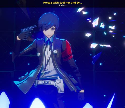 Protag with Eyeliner and Eyebags Mod for Persona 3 Reload | P3R Mods