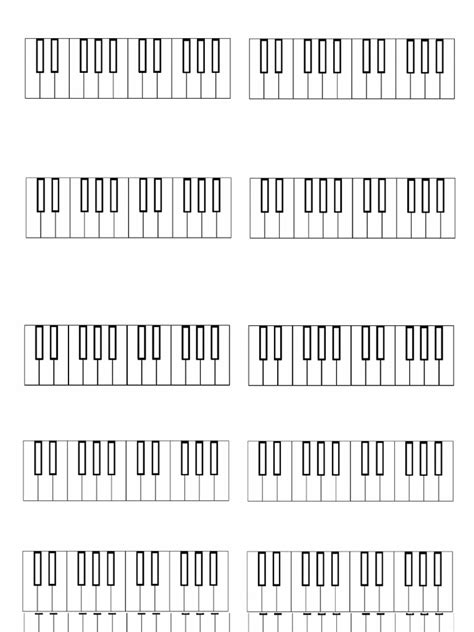 Blank Keyboard Chart | PDF