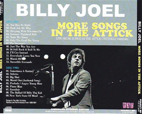 Billy Joel – More Songs In The Attick (2Pro-CDR) Project Zip. PJZ -373A ...