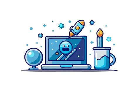 Computer Screen with Pencil Image 的图像结果