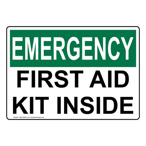 Emergency First Aid Sign 的图像结果