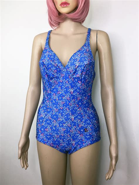 Vintage Floral Bathing Suits