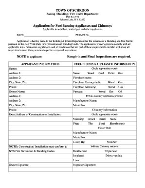 Fillable Online Zoning / Building / Fire Codes Department Fax Email ...