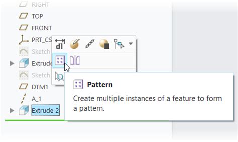 Creo Tutorial for Patterns Direction 的图像结果