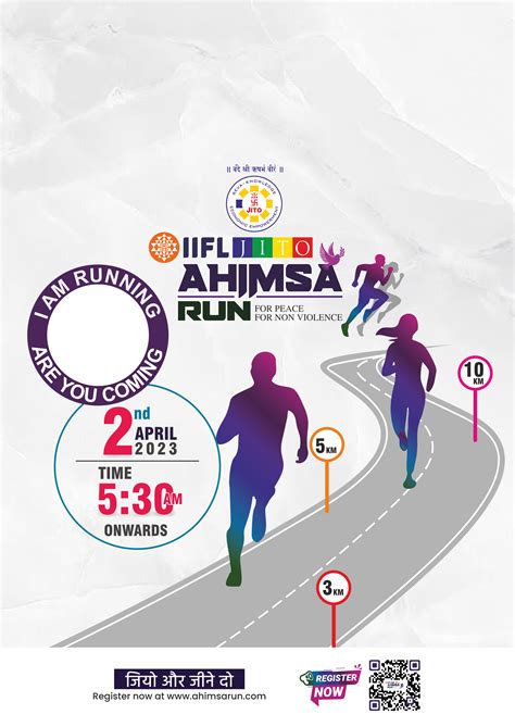 IIFL JITO AHIMSA RUN - FOR PEACE , FOR NON VIOLENCE