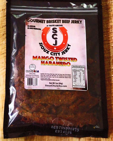 Mango Habanero Beef Jerky