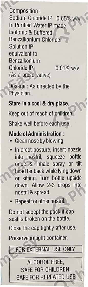 Maxtra S 0.65 %W/V Nasal Spray (20): Uses, Side Effects, Price & Dosage ...