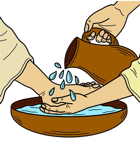 Download Maundy Thursday, Holy Thursday, Washing Of The Feet. Royalty ...